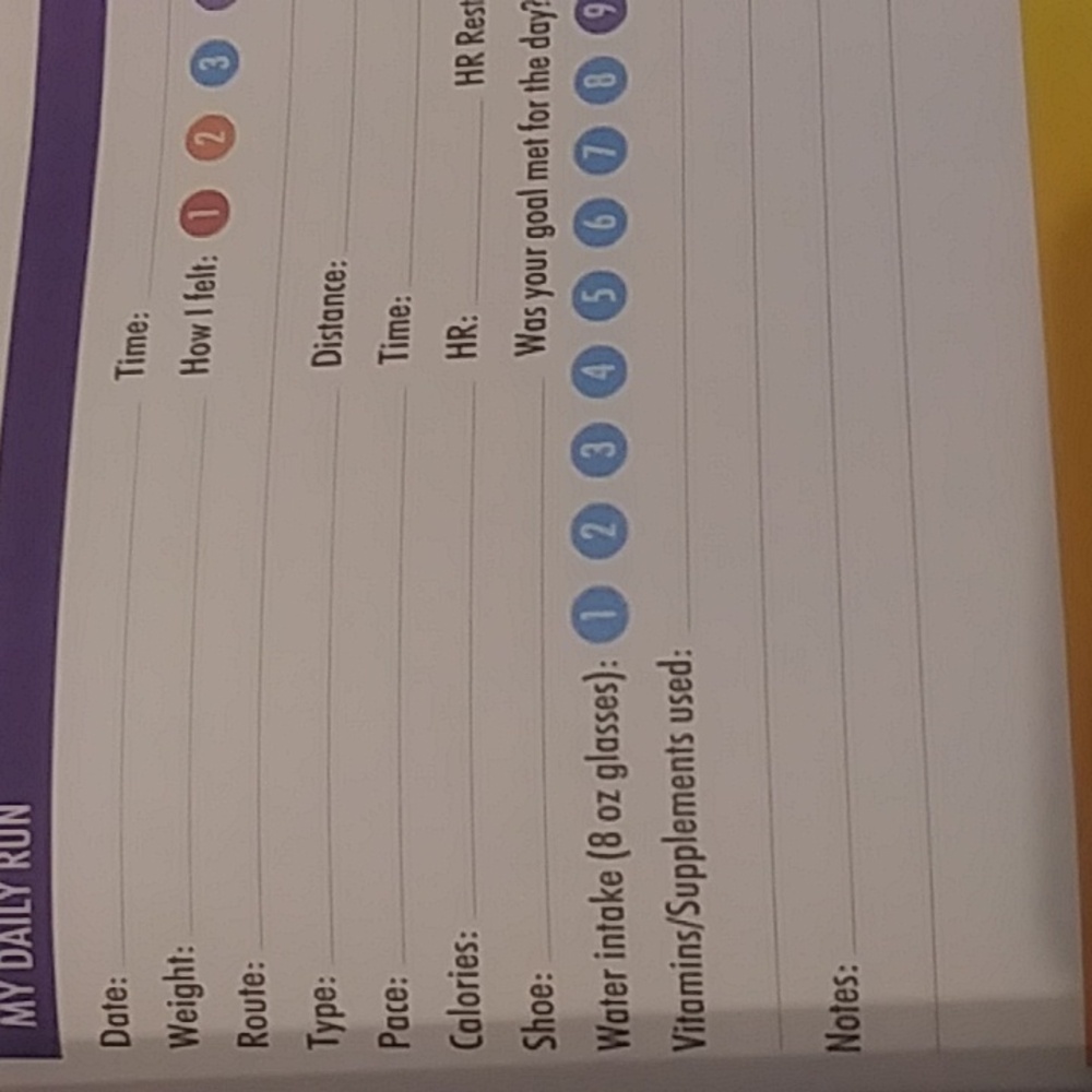 Running Logbook - Picture 3 of 3